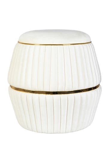 KAYOOM Hocker Doric 225 - elfenbein - gold modern