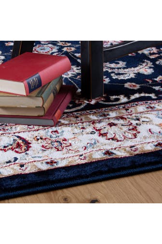 KAYOOM Wohnzimmer Teppich Orientteppiche Safa 751 in blau – Klassisch