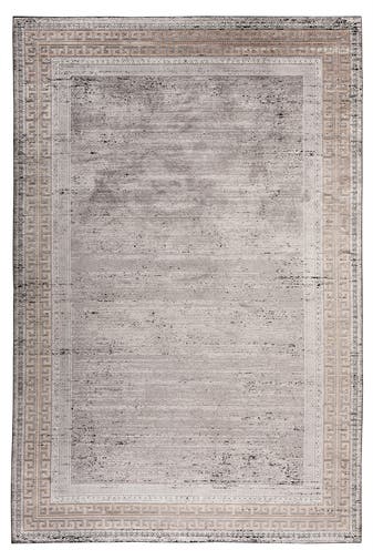 KAYOOM Wohnzimmer Teppich Designer Teppich Elles 215 in grau