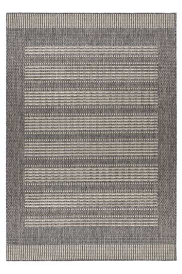 KAYOOM Wohnzimmer Kurzflor Teppich Nibru 125 Silber