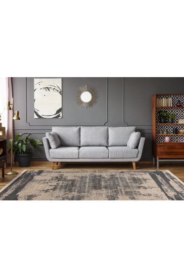 KAYOOM Wohnzimmer Teppich Kurzflorteppich Adela 225 in grau