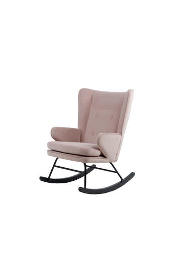 KAYOOM Stuhl Schaukelstuhl Melorie 125 Altrosa