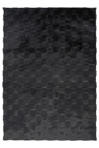 KAYOOM Kinder Kurzflor Teppich Botany 625 Graphit