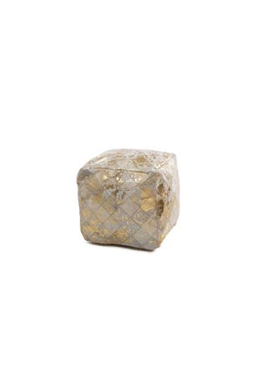 KAYOOM Sitzkissen Lavish Pouf 210 45 x 45 cm in elfenbein - gold