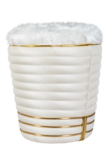 KAYOOM Hocker Doric 345 - elfenbein - gold