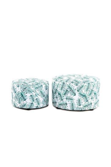 KAYOOM Hocker Indira 110 2er-Set Flower – eiche , modern