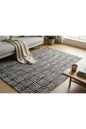 KAYOOM Wohnzimmer Teppich Kurzflorteppich Calma 325