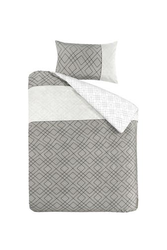 KAYOOM Bettwäsche Bettwäschegarnitur Heather mit 1 Kissenbezug (60 x 70 cm) in grau