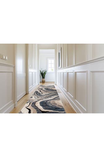 KAYOOM Wohnzimmer Teppich Webteppich Firenze 486 in blau