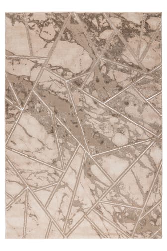 KAYOOM Wohnzimmer Kurzflor Teppich Mineral 225 Beige