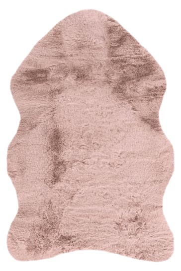 KAYOOM Wohnzimmer Hochflor Teppich Boundless 226 puderrosa