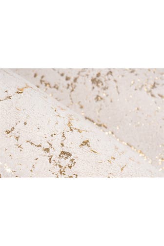 ME GUSTA Wohnzimmer Teppich Hochflorteppich Bijou 225 in creme - gold
