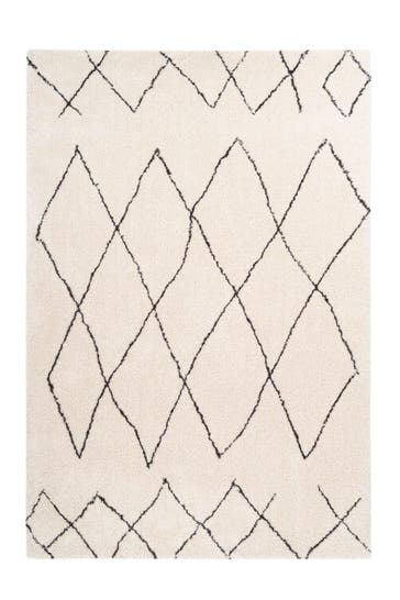 ME GUSTA Wohnzimmer Teppich Hochflorteppich Orlando 425 in elfenbein