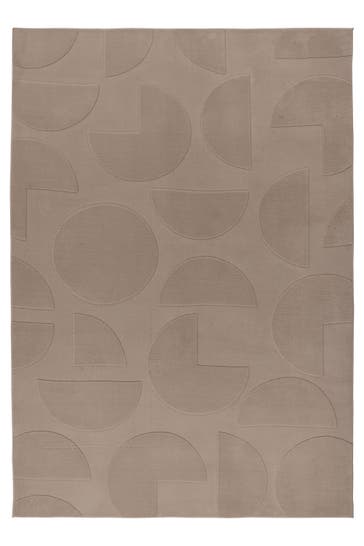 KAYOOM Kinder Kurzflor Teppich Niburi 425 Taupe