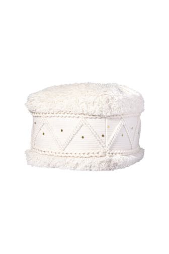 KAYOOM Sitzkissen Pouf Bohist 525 50 x 50 cm in creme