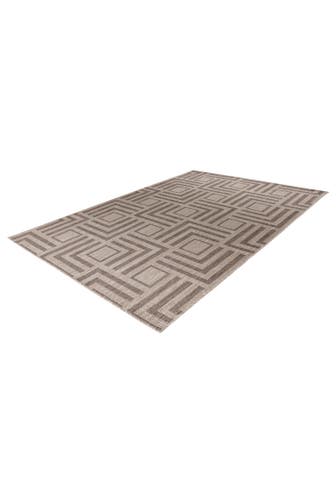 KAYOOM Wohnzimmer Kurzflor Teppich Nibru 825 Taupe