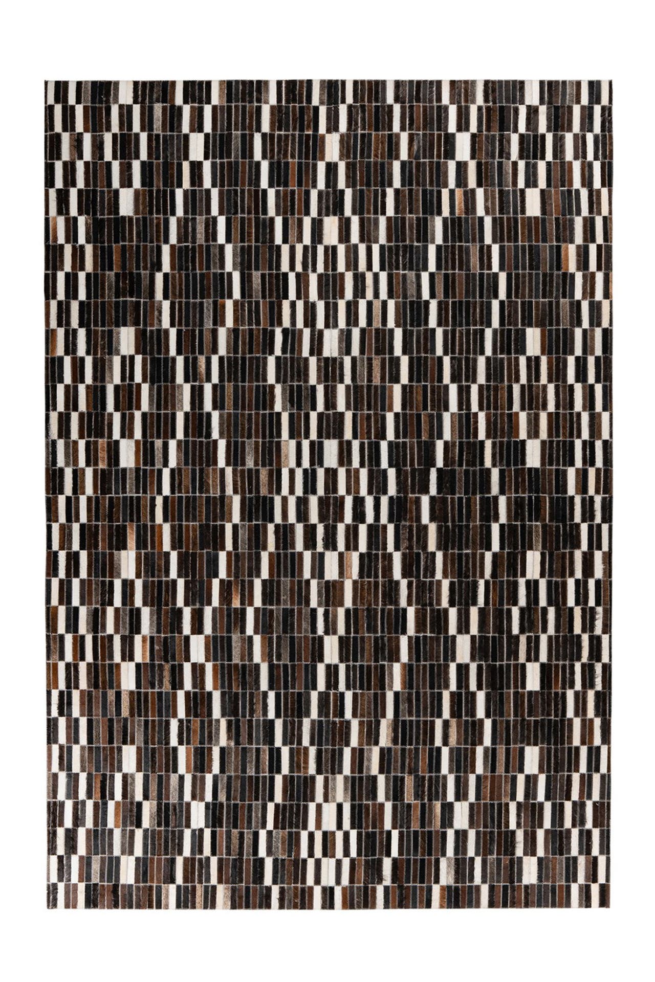 PADIRO Fellteppich Lavin 125 in schwarz - weiß, Bild 1