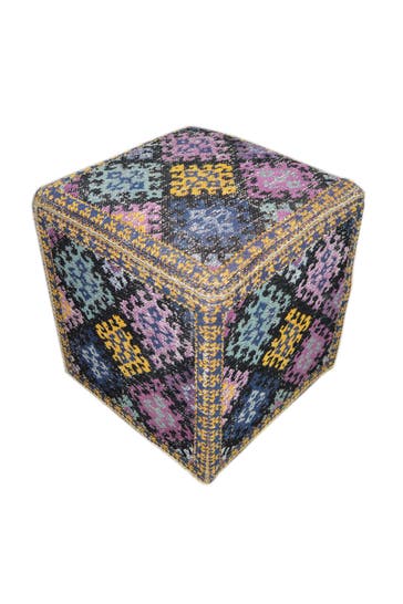 KAYOOM Sitzkissen Solitaire Pouf 110 bunt – Eiche