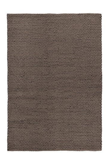 PADIRO Wohnzimmer Teppich Kurzflorteppich Robbie 125 in taupe – Modern