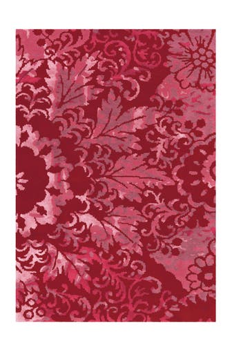 ARTE ESPINA Wohnzimmer Teppich Kurzflorteppich Satin 806 in rot