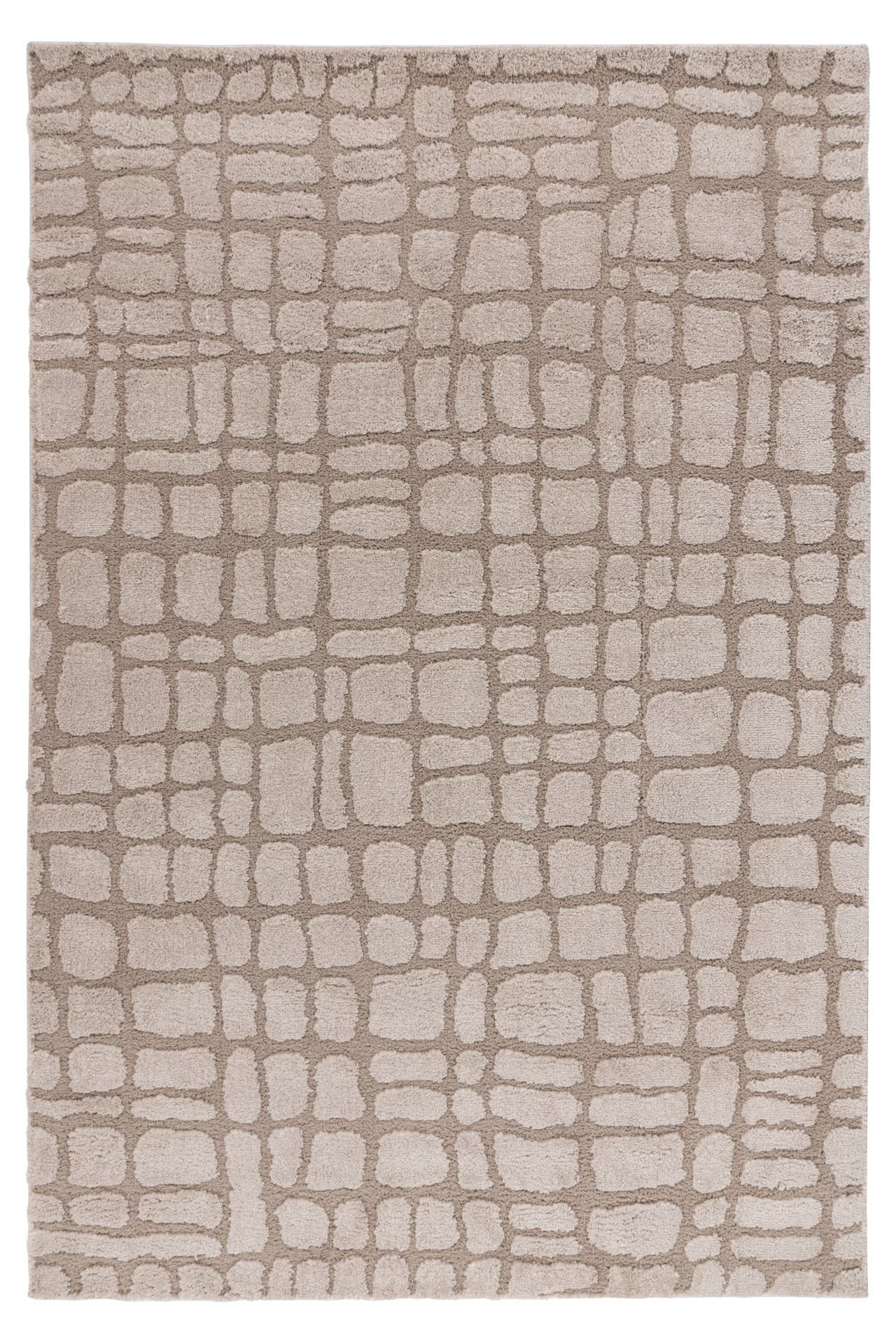 KAYOOM Wohnzimmer / Schlafzimmer Kurzflor Teppich Angel 125 Beige, Bild 1