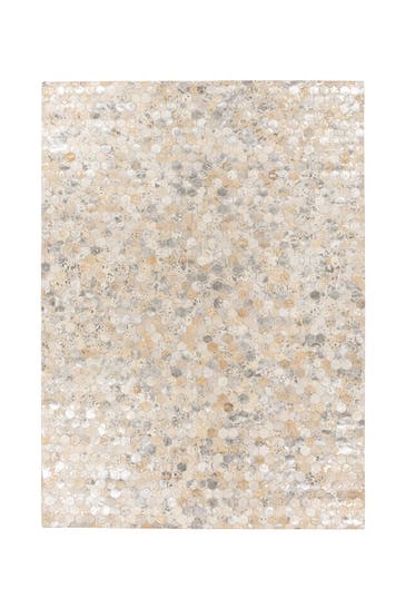 PADIRO Wohnzimmer Teppich Kurzflorteppich Lavin 102 in silber