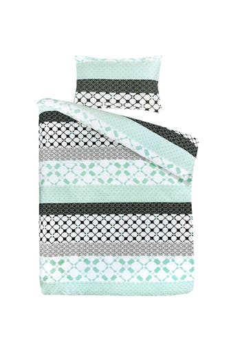 KAYOOM Bettwäsche Bettwäschegarnitur Gisele mit 1 Kissenbezug (50 x 75 cm) in grün