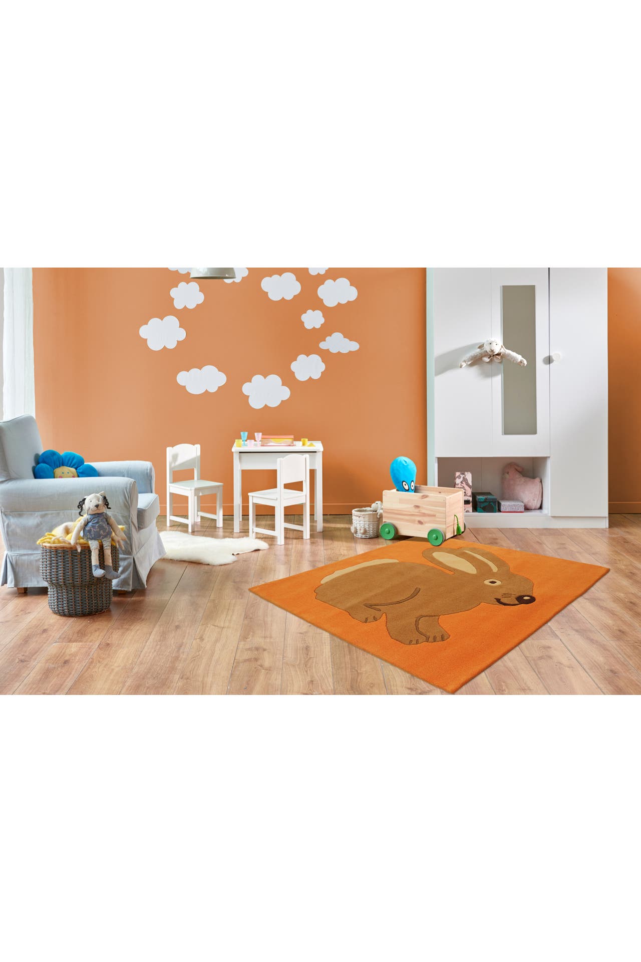 ARTE ESPINA Kinderteppich Kurzflorteppich Joy 295 in orange, Bild 1
