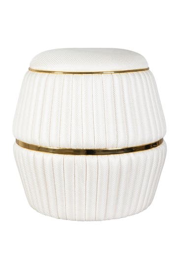KAYOOM Hocker Doric 245 - elfenbein - gold modern