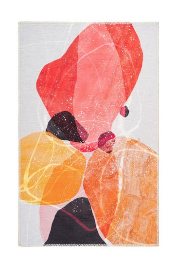 ARTE ESPINA Wohnzimmer Teppich Kurzflorteppich Picassa 125 bunt