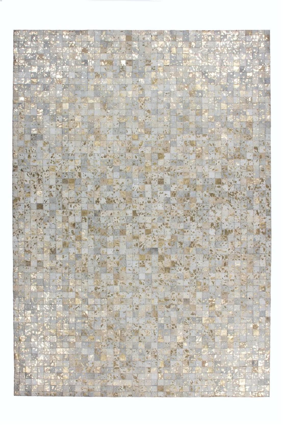 KAYOOM Wohnzimmer Teppich Fellteppich Rocket 110 in elfenbein - gold, Bild 1