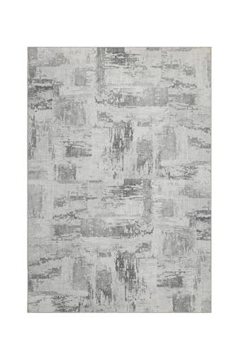KAYOOM Wohnzimmer Teppich Outdoor Teppich Visionary 128 in grau
