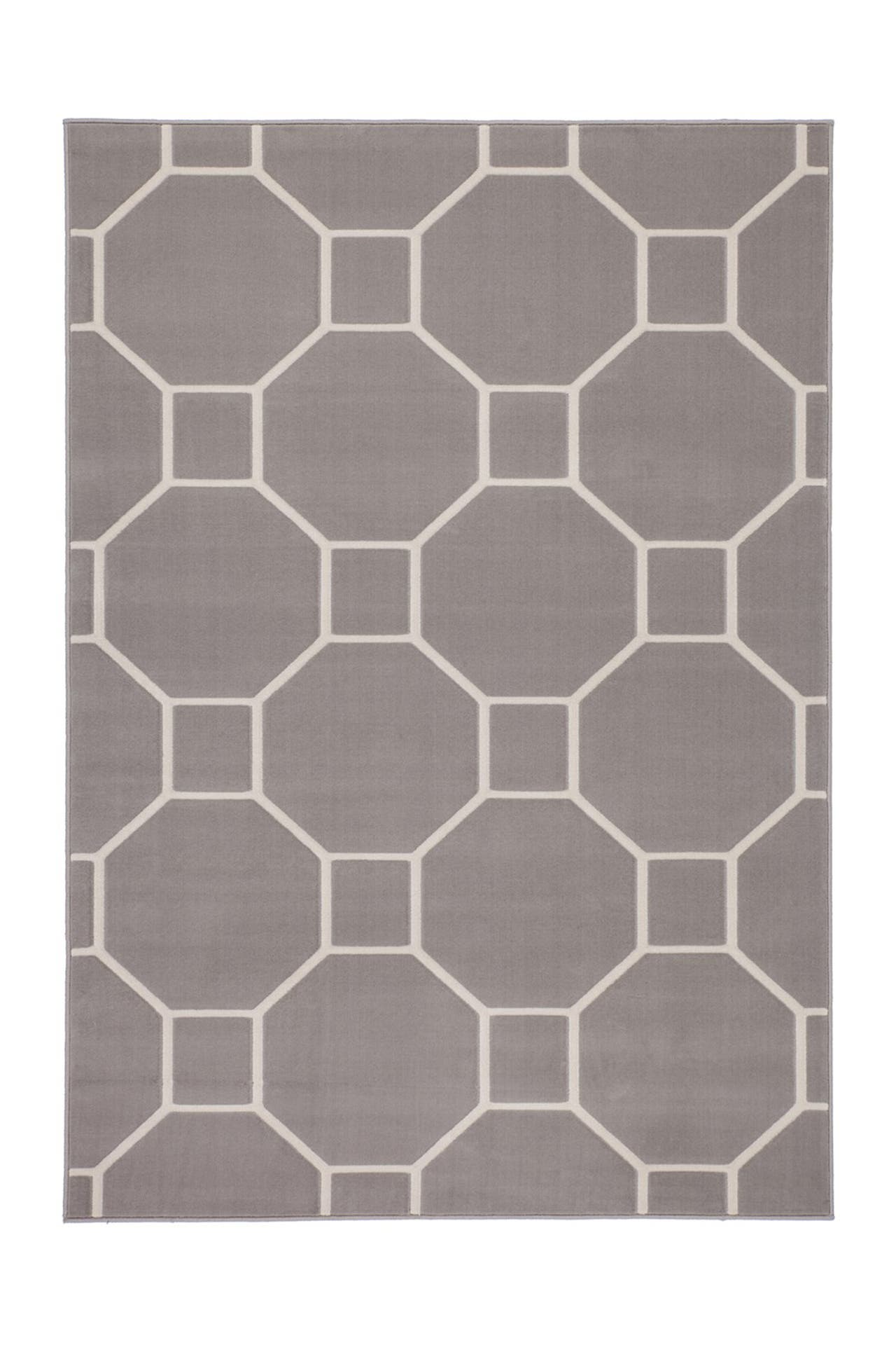 KAYOOM Wohnzimmer Teppich Kurzflorteppich Lina 125 in taupe - elfenbein – Modern, Bild 1