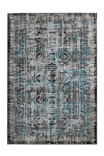 ME GUSTA Wohnzimmer Teppich Kurzflorteppich Ariya 525 in blau