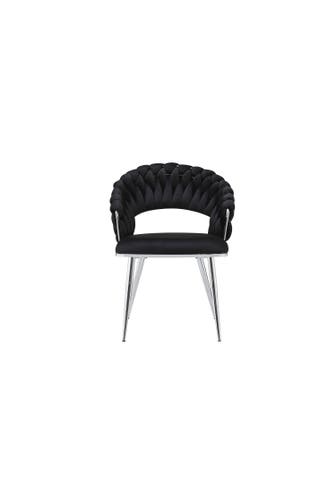 KAYOOM Stuhl Finesse 125 2er-Set - schwarz - silber