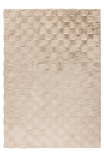 KAYOOM Kinder Kurzflor Teppich Botany 625 Beige