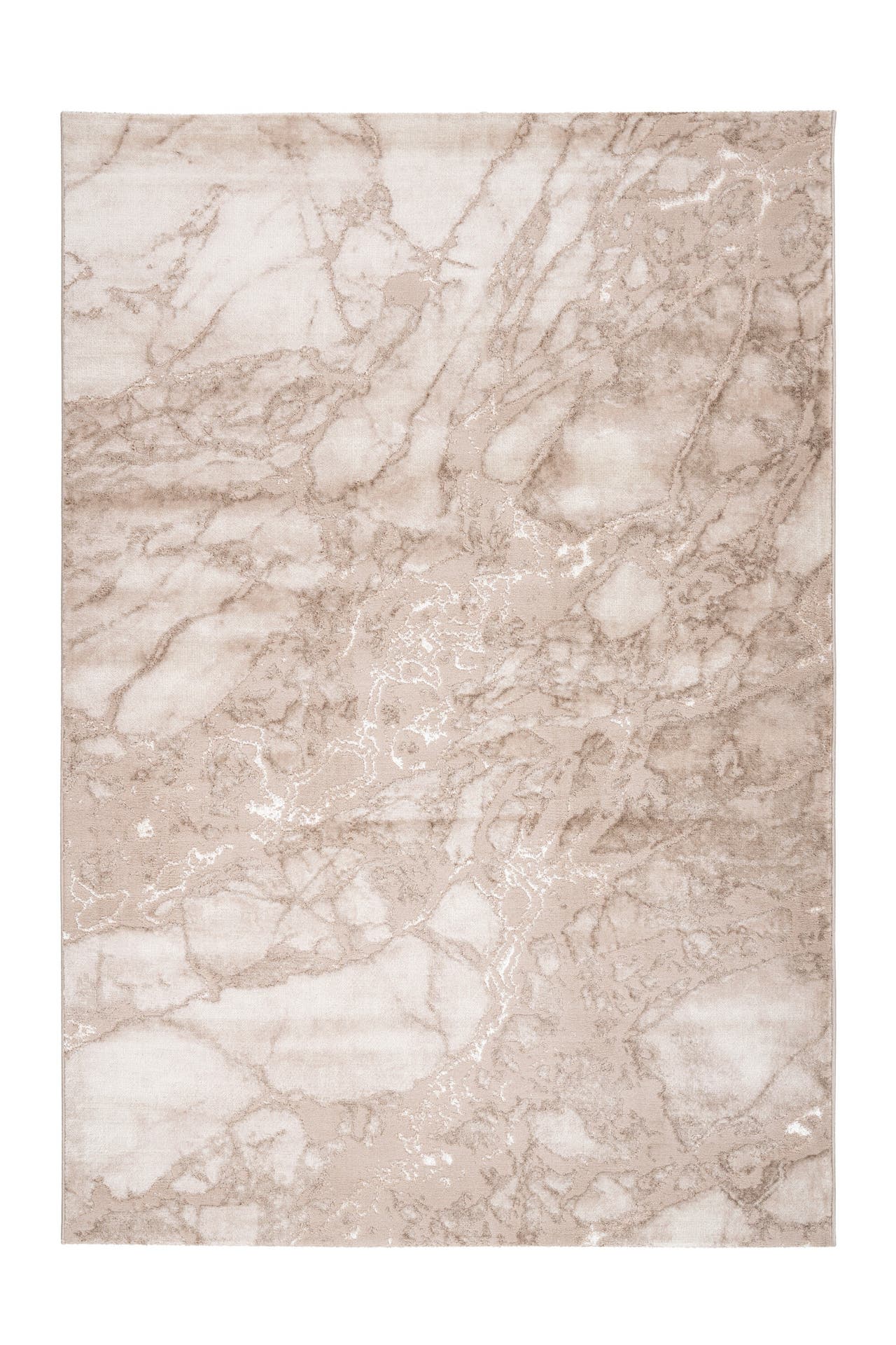 KAYOOM Wohnzimmer Teppich Kurzflorteppich Mineral 425 in beige, Bild 1