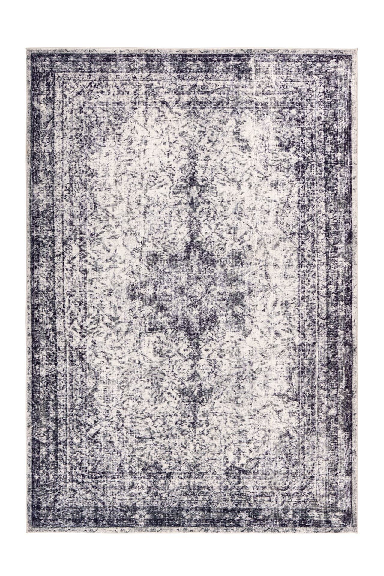 PADIRO Wohnzimmer Teppich Kurzflorteppich Piemont 825 120 x 170 cm in grau, Bild 1
