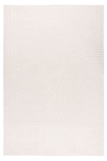 KAYOOM Kinder Kurzflor Teppich Bandito 325 Elfenbein