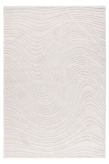 KAYOOM Wohnzimmer / Schlafzimmer Kurzflor Teppich Angel 225 Elfenbein