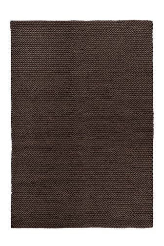 PADIRO Wohnzimmer Teppich Kurzflorteppich Robbie 125 in braun – Modern