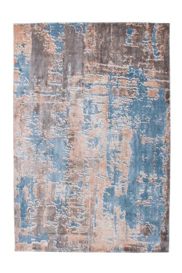 ARTE ESPINA Wohnzimmer Teppich Hochflorteppich Ocean 300 bunt - blau