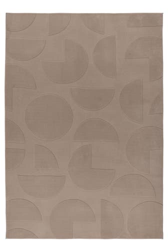 KAYOOM Kinder Kurzflor Teppich Niburi 425 Taupe