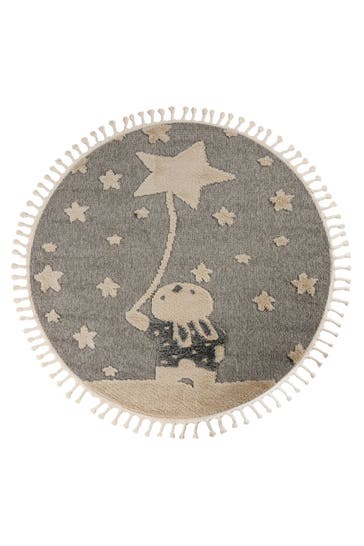 KAYOOM Kinderteppich in grau – Kinderfreundlich