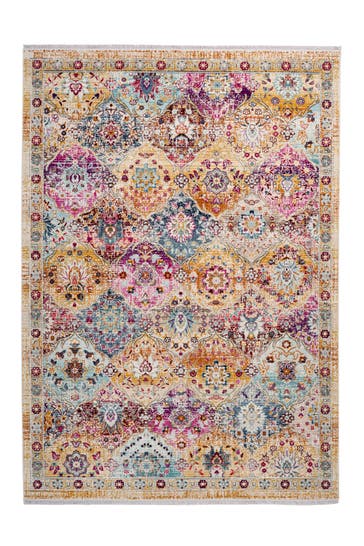 ME GUSTA Wohnzimmer Teppich Kurzflorteppich Anouk 225 bunt