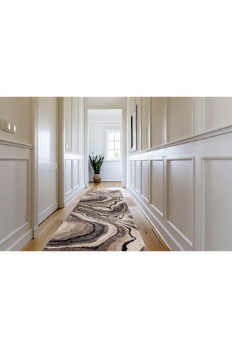 KAYOOM Wohnzimmer Teppich Webteppich Firenze 486 in grau