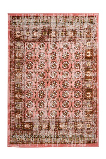 ME GUSTA Wohnzimmer Teppich Kurzflorteppich Ariya 625 in rot