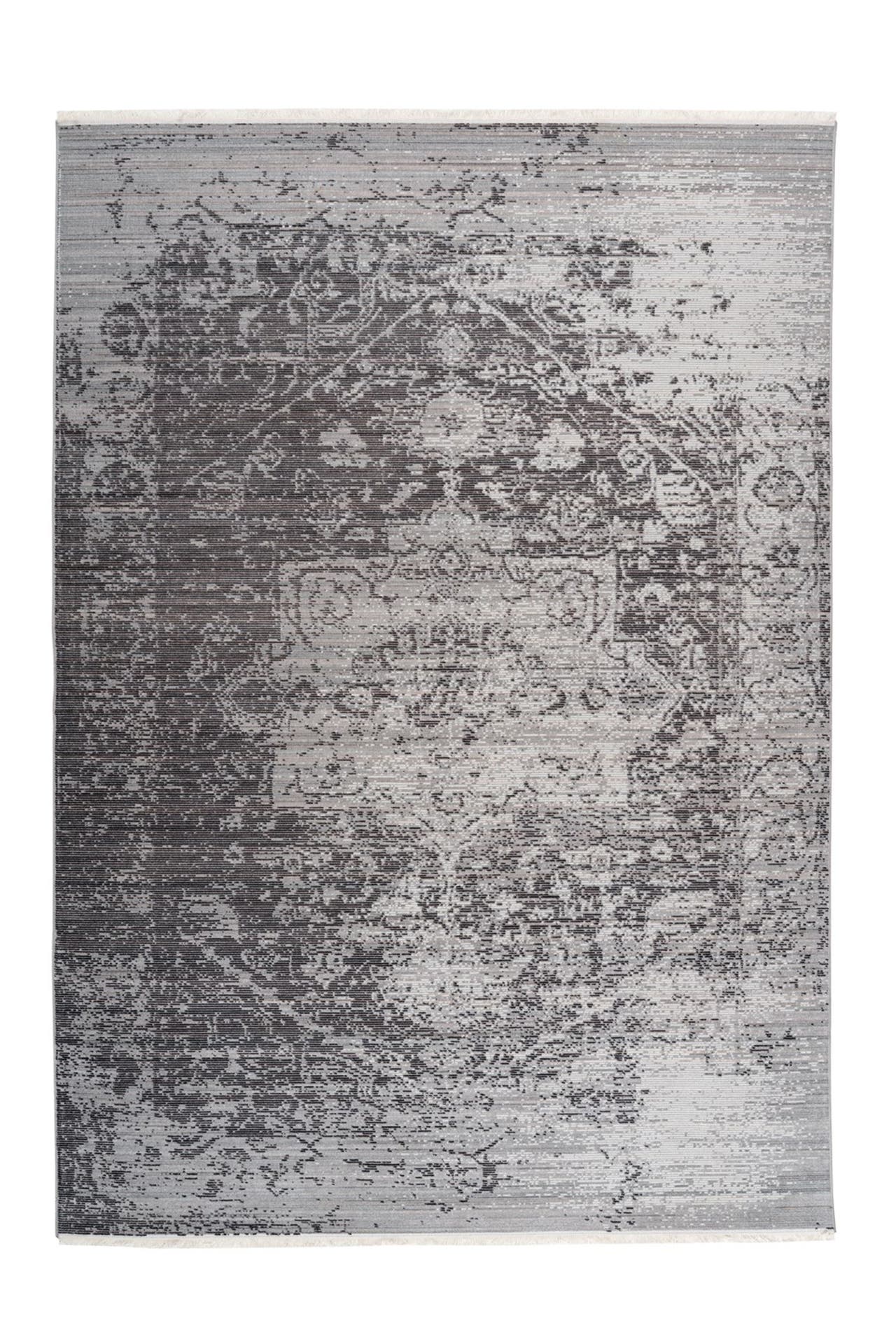 ARTE ESPINA Wohnzimmer Teppich Kurzflorteppich Baroque 825 in anthrazit, Bild 1