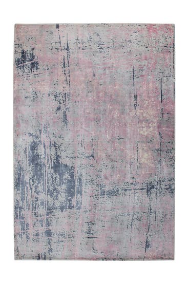 ARTE ESPINA Wohnzimmer Teppich Hochflorteppich Ocean 400 170 x 240 cm in rosa - blau