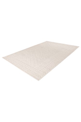 KAYOOM Wohnzimmer Kurzflor Teppich Dreamcatcher 425 Elfenbein